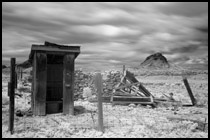 Infrared Photo - Guadalupe Ghost Town