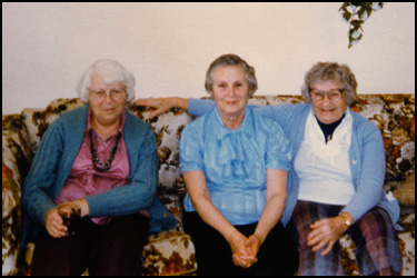 Sisters Harriet, Margaret and Irene